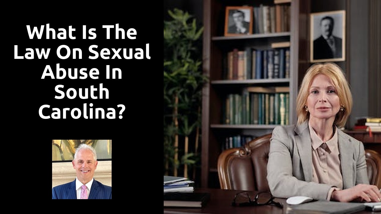 What is the law on sexual abuse in South Carolina?